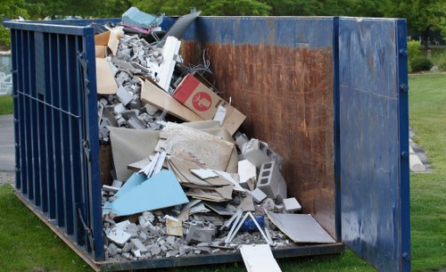 Satisfied homeowner after garage clearance