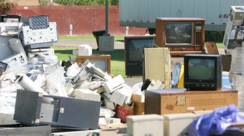 Professional team handling office clearance